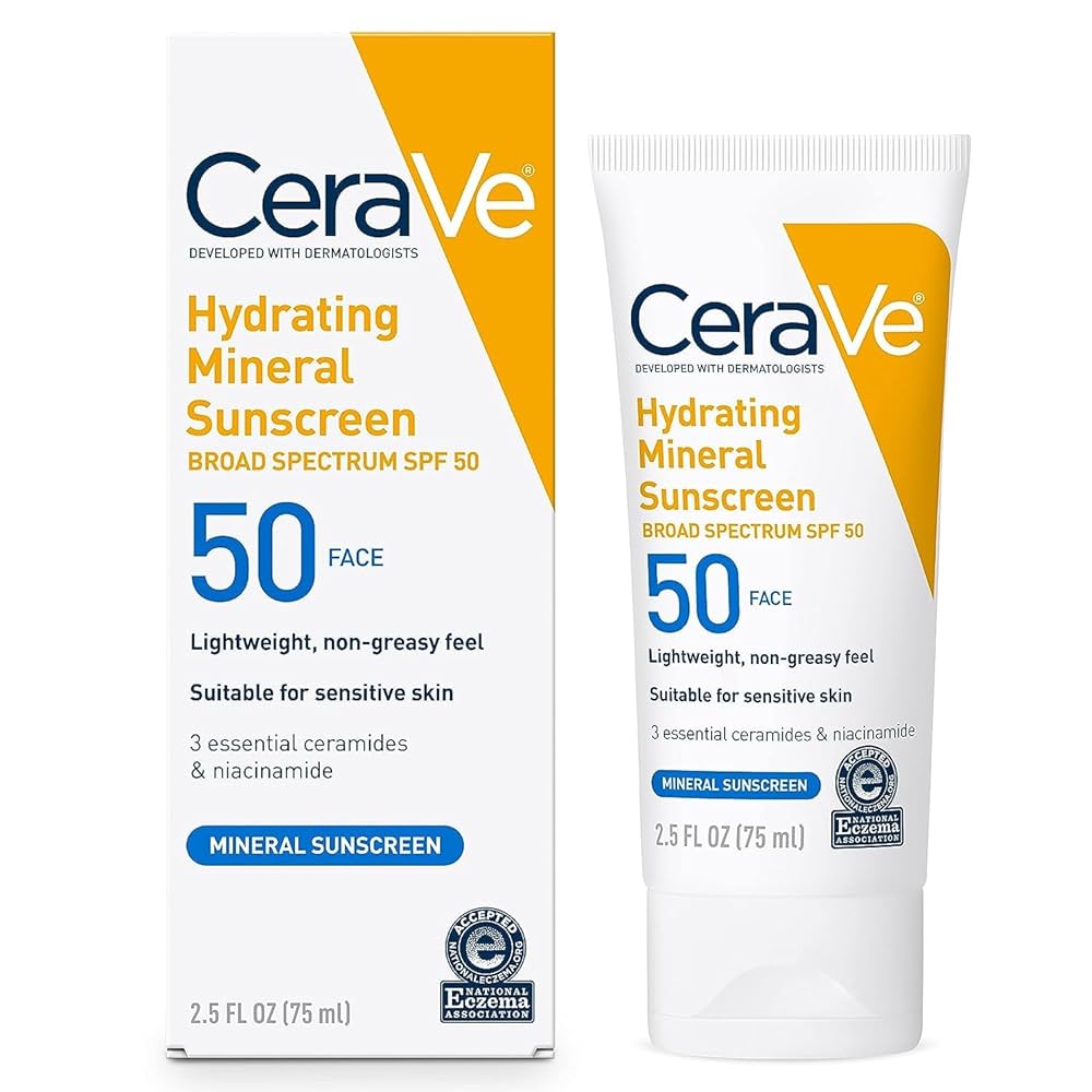 CERAVE HYDRATING MINERAL SUNSCREEN SPF50 75ML - Image 2