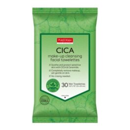 PUREDERM CICA MAKE-UP CLEANSING FACIAL TOWELETTES 30S